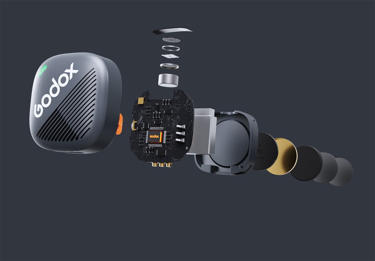 Godox Cube-SL İkili Kablosuz Mikrofon Kit 2 (Lighting)