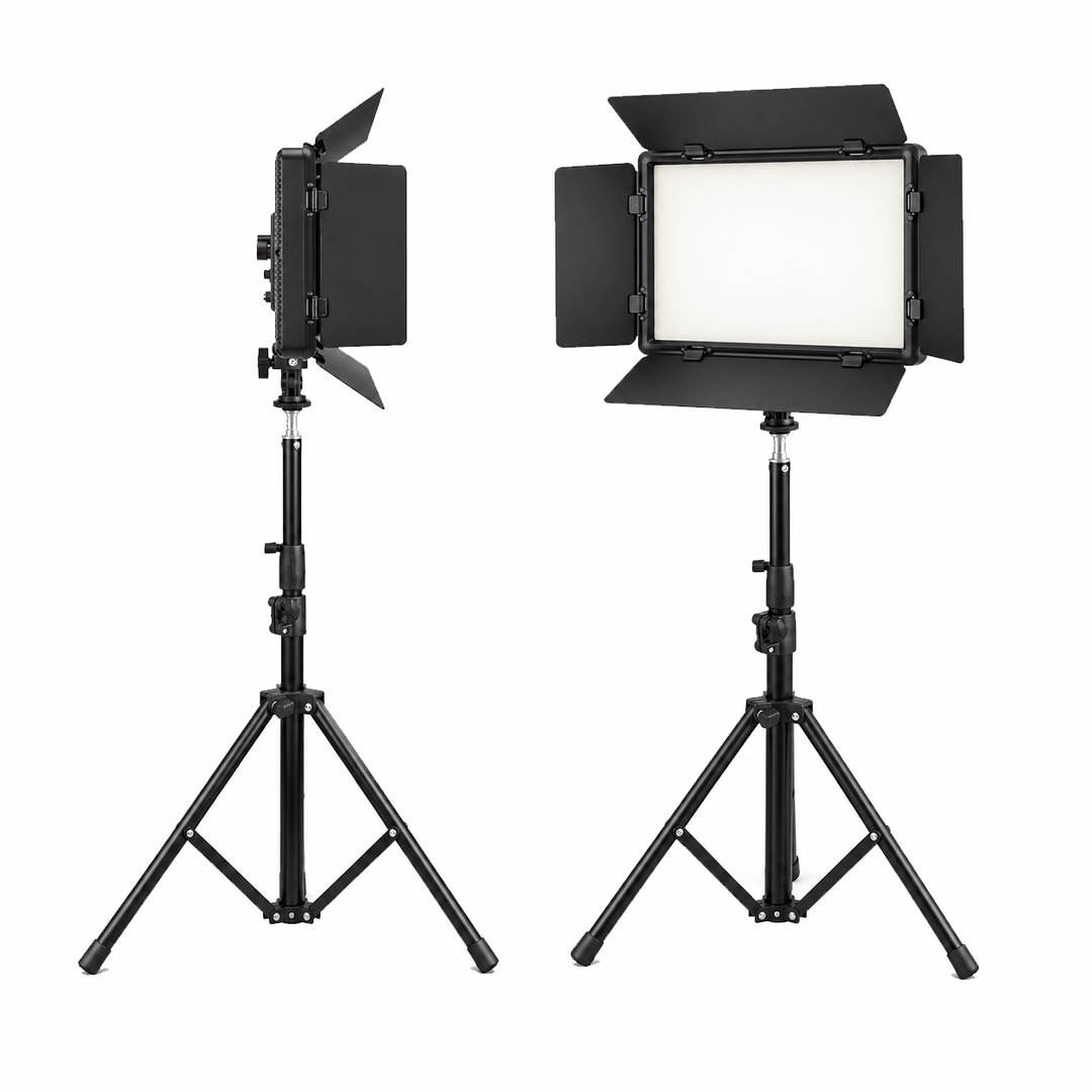 GDX PL700C II 35W 4 Kanat İkili Barndoorlu Bi-Color LED Video Paneli (2700K-6500K, 720 LED, 8 FX Efekt