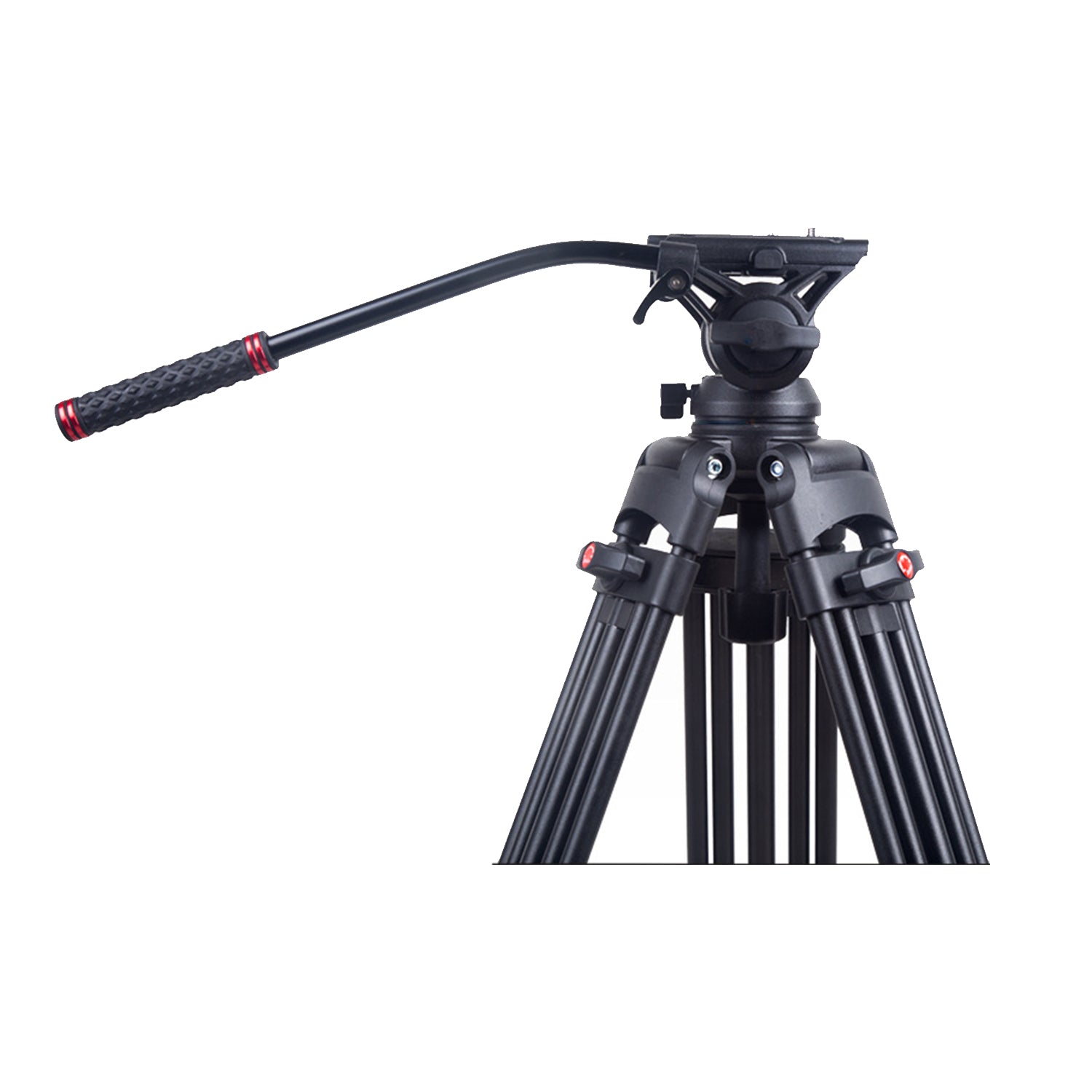 GDX 985 Profesyonel Video ve Fotoğraf Tripod 10kg Taşıma Kapasiteli VH07 Fluid Kafa 176cm Boy