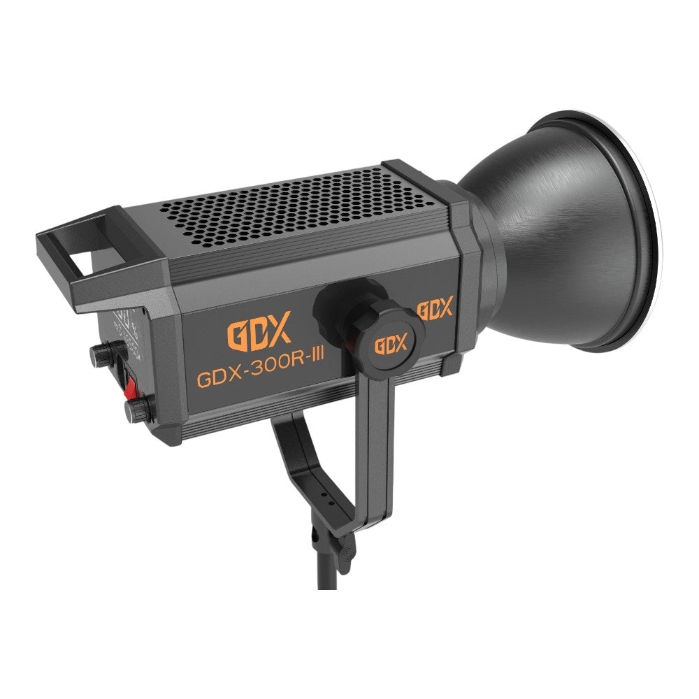 GDX 300 RGB III RGB COB LED Video Işığı 300W 36000+ Renk Seçeneği 2700-6500K Bi-Color Sessiz Mod Stüdyo Işığı