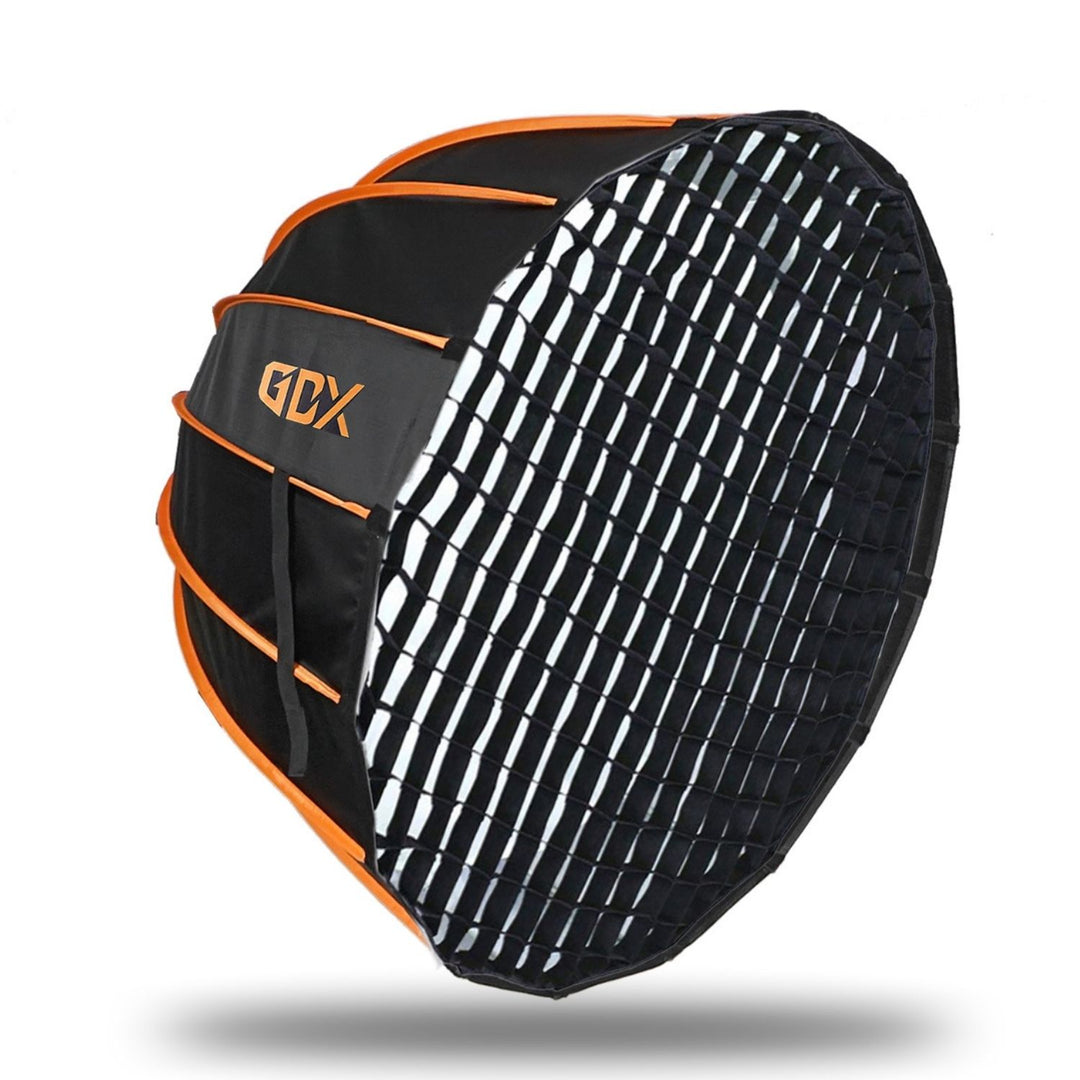 GDX One Tick 120cm Parabolik Softbox Hızlı Kurulum Bowens Mount Flaş ve COB LED Işık Uyumlu