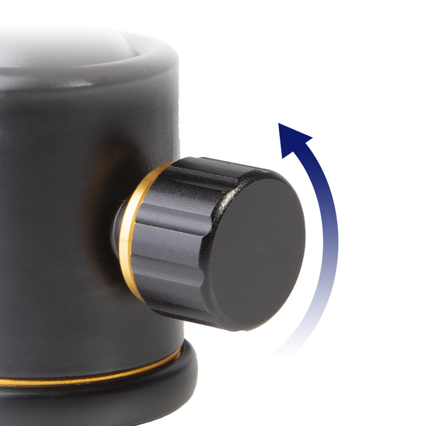GDX BALL-01 Tripod İçin 360 Derece Top Kafa Metal Gövde Kompakt Ball Head Aparatı