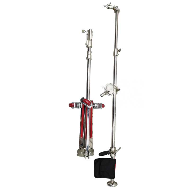 GDX BS-300 Plus Tekerlekli Boom Stand Deve Boynu 40kg Taşıma Kapasiteli Ağır Hizmet