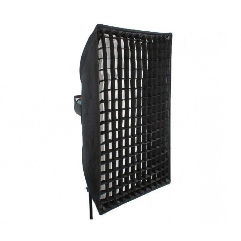 GDX BW-6090 60x90cm Dikdörtgen Gridli Softbox Bowens Mount Flaş ve COB LED Uyumlu