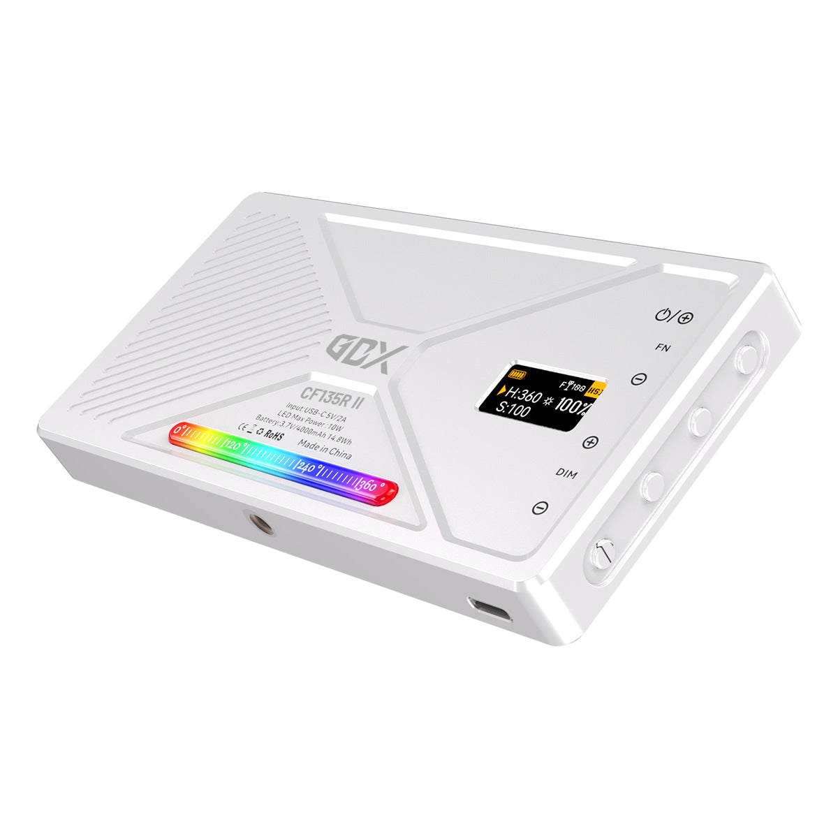GDX CF-135 II RGB Mini Mobile Photography and Video 10W LED Fill Light