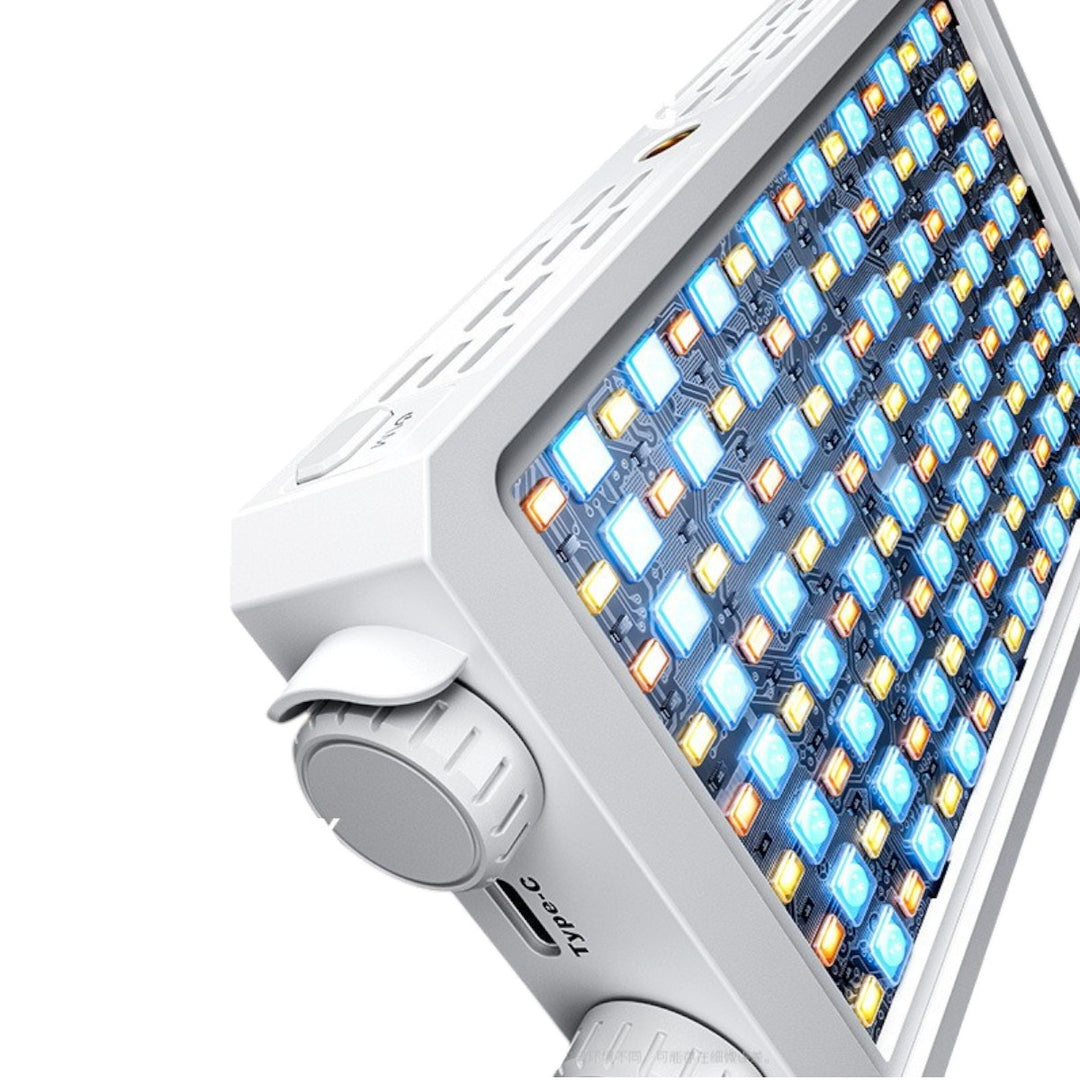 GDX CF-40 40W Bi-Color Mini LED Video Işığı 2500-9000K 14000LM Sessiz Fanlı Vlog ve Canlı Yayın Işığı
