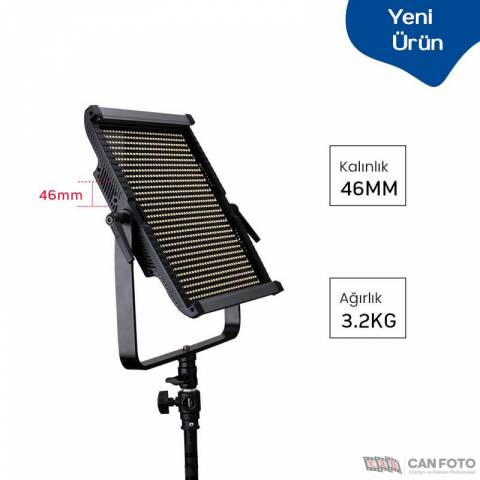GDX CF-LED 1700W 150W BiColor CRI 95+ LED Video Işığı 1700 LED'li Çift V-Mount Uyumlu Stüdyo Panel LED