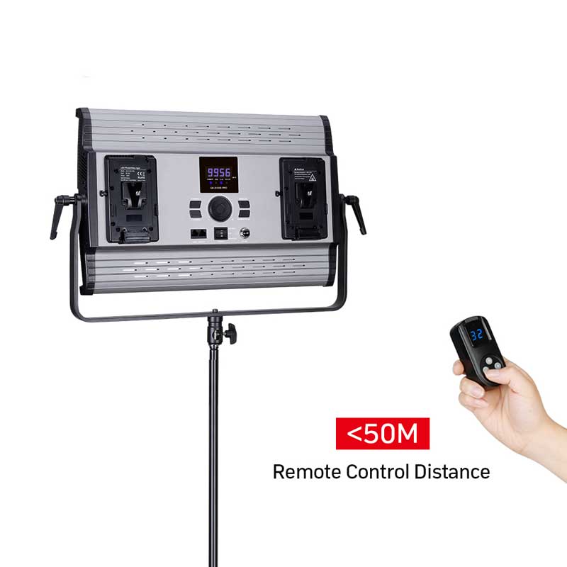 GDX CF-LED 1700W 150W BiColor CRI 95+ LED Video Işığı 1700 LED'li Çift V-Mount Uyumlu Stüdyo Panel LED