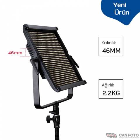 GDX CF-LED 900W BiColor LED Video Işığı 100W 9000 Lümen DMX Destekli Panel LED