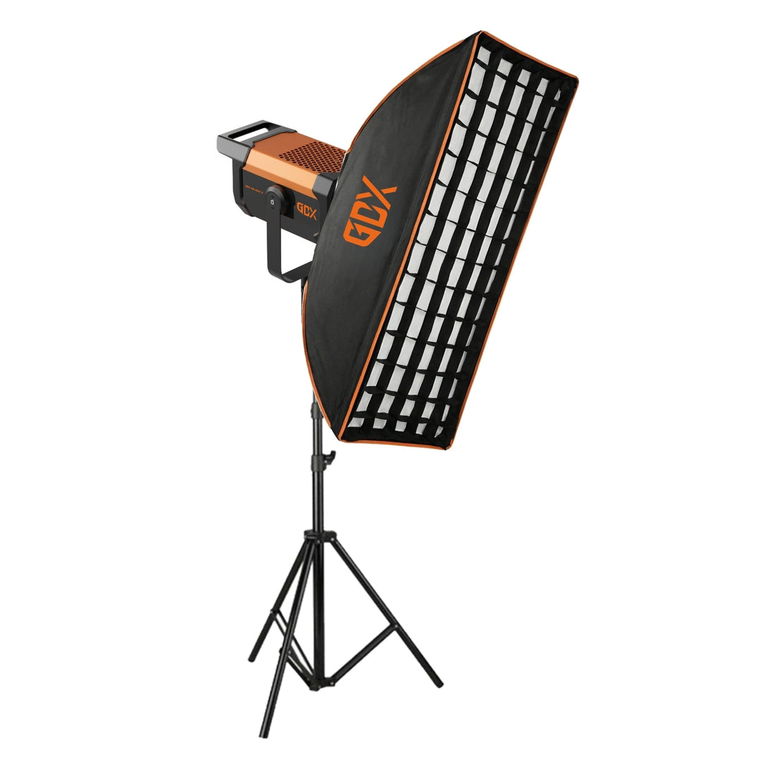 GDX CN-300C II 300W Bi-Color COB LED Fotoğraf ve Video Işık Seti 2700K-6500K One Tick Softbox 260cm Ayaklı Tekli Tam Set