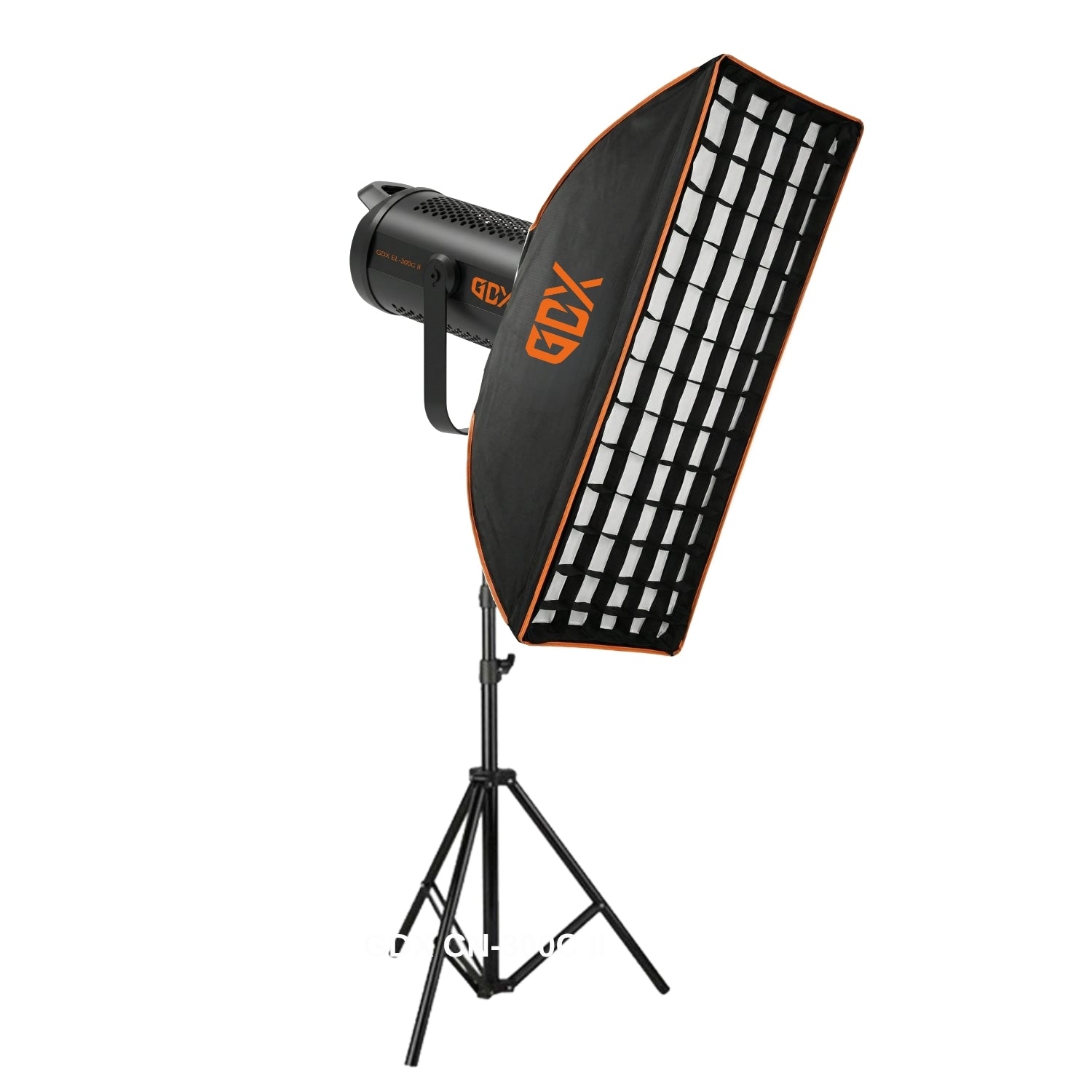 GDX EL-300C II 300W Bi-Color LED Fotoğraf ve Video Işık Seti 2700K-6500K One Tick Softbox 260cm Ayaklı Tekli Tam Set