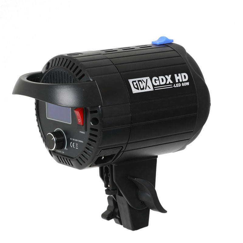 GDX 2'li HD-LED 60W Video Işık Seti 60x90cm Bowens Softbox YouTube Video E-Ticaret Ürün Çekimi