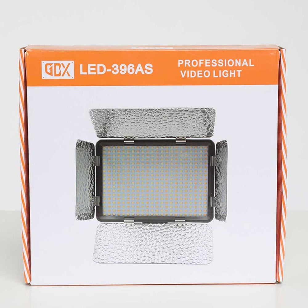 GDX Pro LED 396AS Bataryalı Video Işığı 35W 3200-5600K Kamera Üstü Sürekli LED Panel