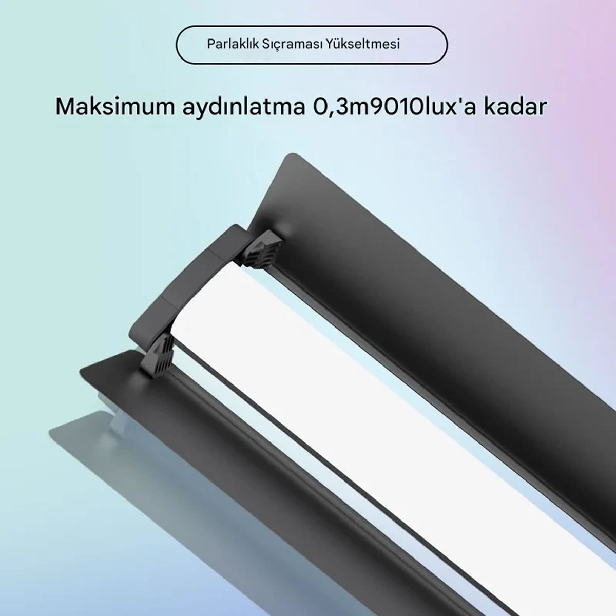 Gdx LP550 RGB Led Şarj Edilebilir Fotoğrafçılık ve Video için Renkli Işık Çubuğu