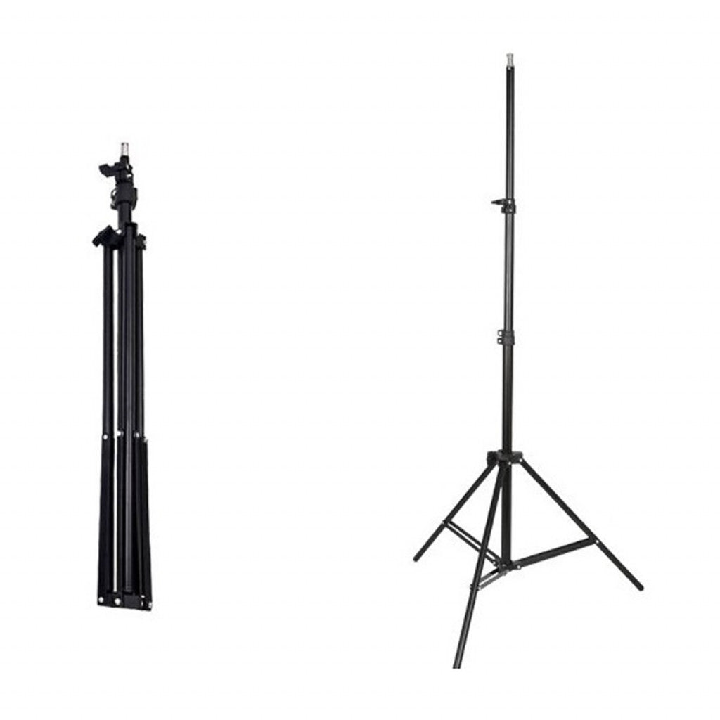 GDX LS-260D 260cm Kalın Paslanmaz Çelik Işık Ayağı Yaylı Amortisörlü Profesyonel Stand