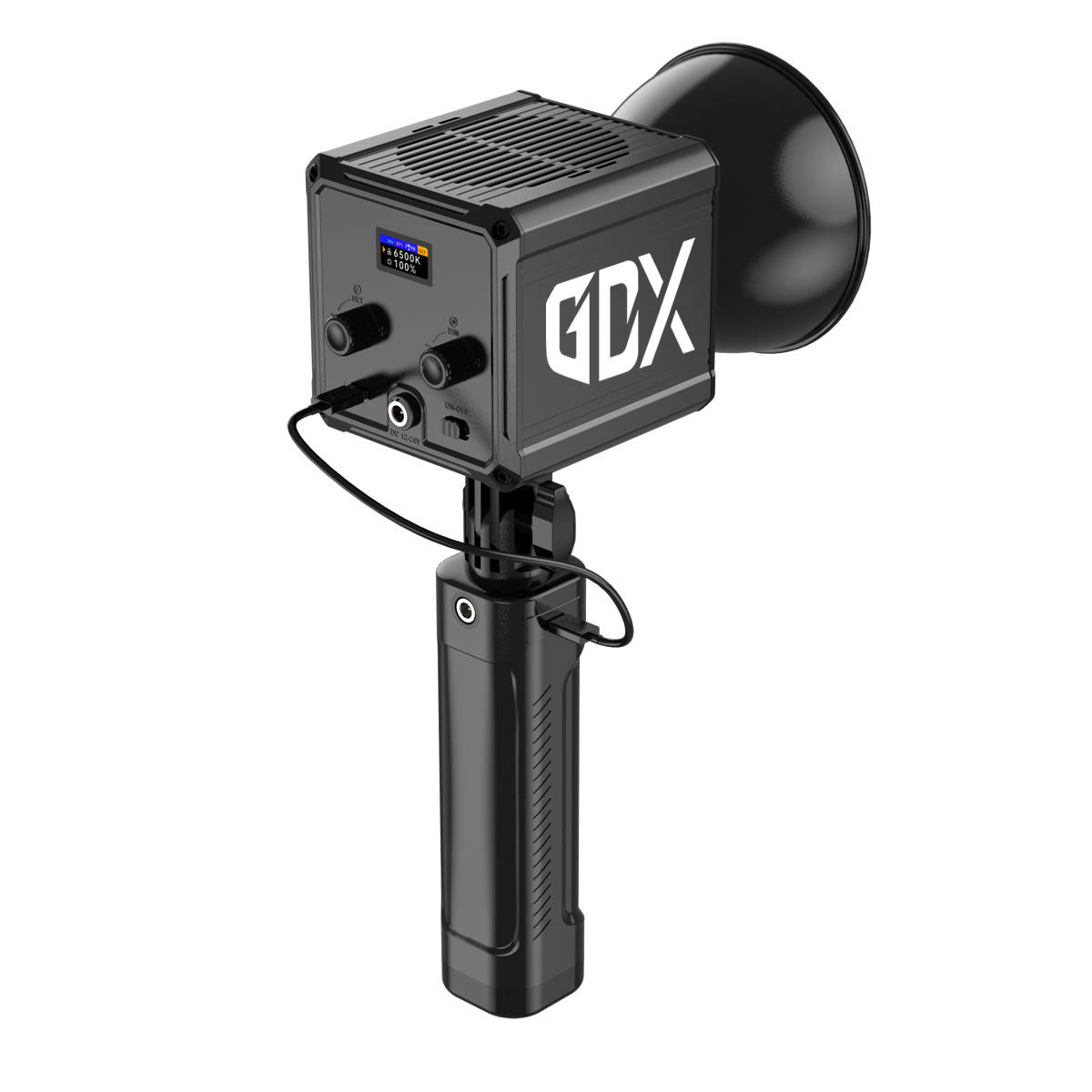 Gdx ML60W Bicolor Video LED Continuous Light + Handheld Powerbank Tripod Battery