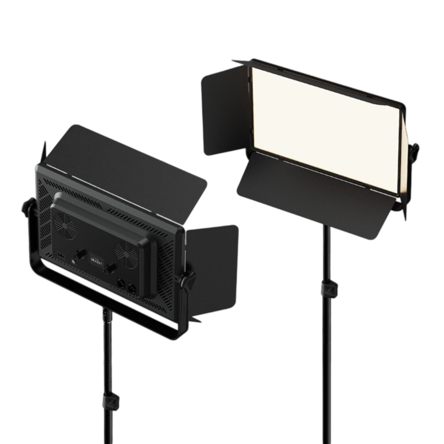 GDX P-750C II 500W Bicolor İkili LED Video Işığı Seti 2700K-6500K Ayak ve Taşıma Çantalı Tam Set