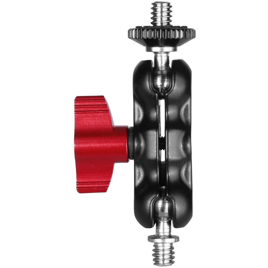 GDX PB-01 Profesyonel Çift Top Kafa Adaptör Kamera Monitör ve Işık Tutucu Aparat