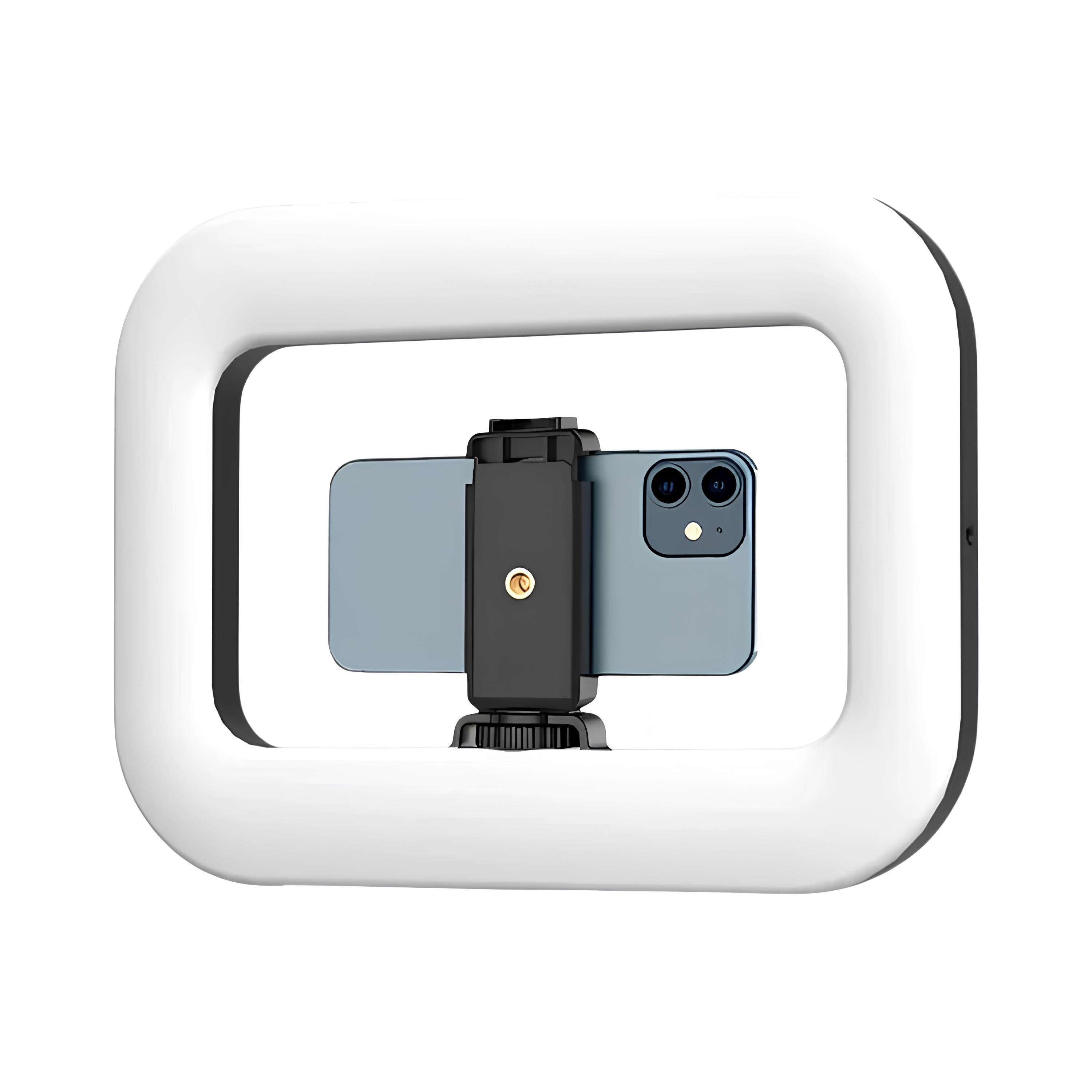 GDX PHN-20W RGB Led Video Işığı Sabitleyici Stabilizatörlü Vlog Rig Telefon Işık Seti