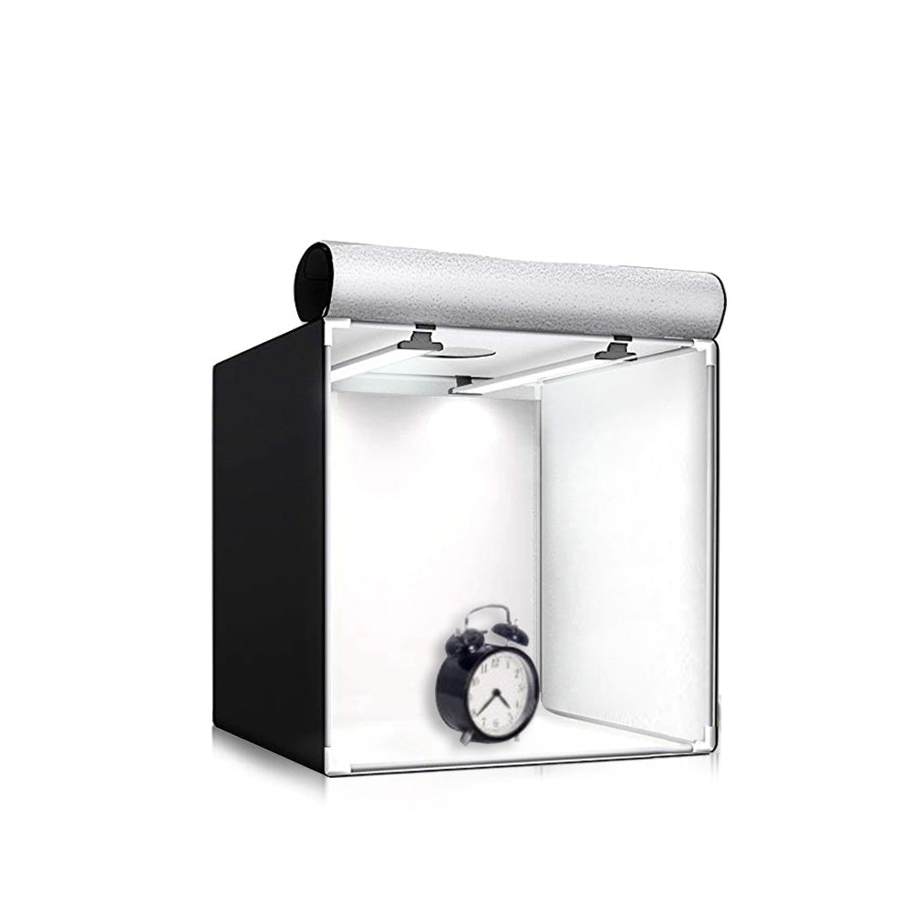 GDX Pro II 40x40 cm 3 LED Işıklı Ürün Çekim Kutusu 4 Renk Fonlu Fotoğraf Çekim Çadırı