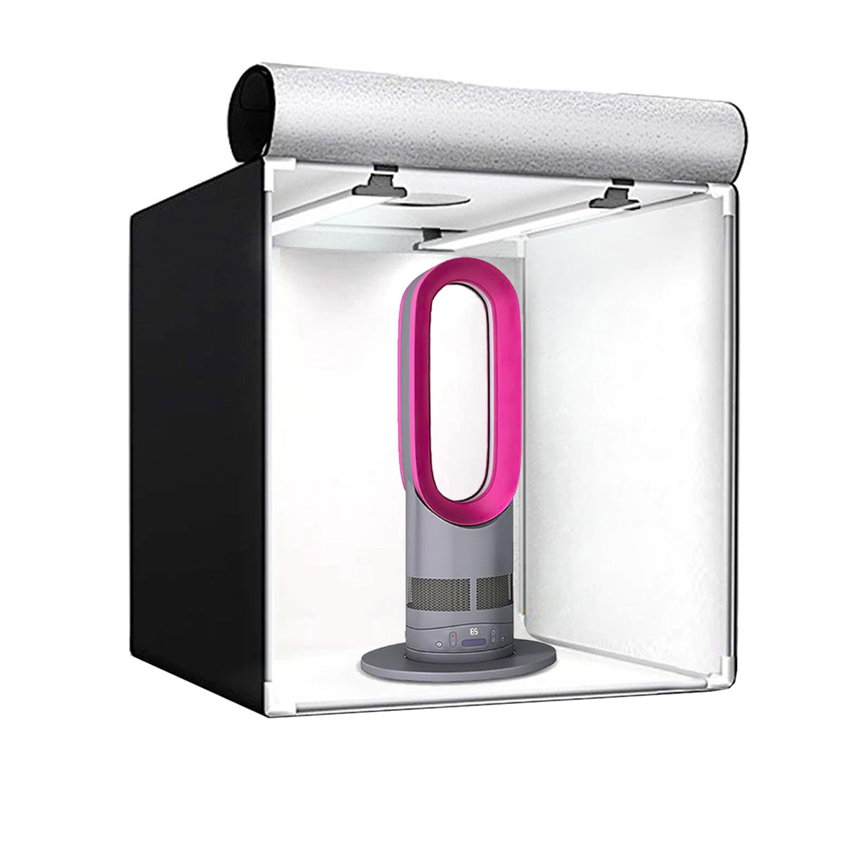 GDX Pro II 80x80 cm 3 LED Işıklı Ürün Çekim Kutusu 4 Renk Fonlu Fotoğraf Çekim Çadırı