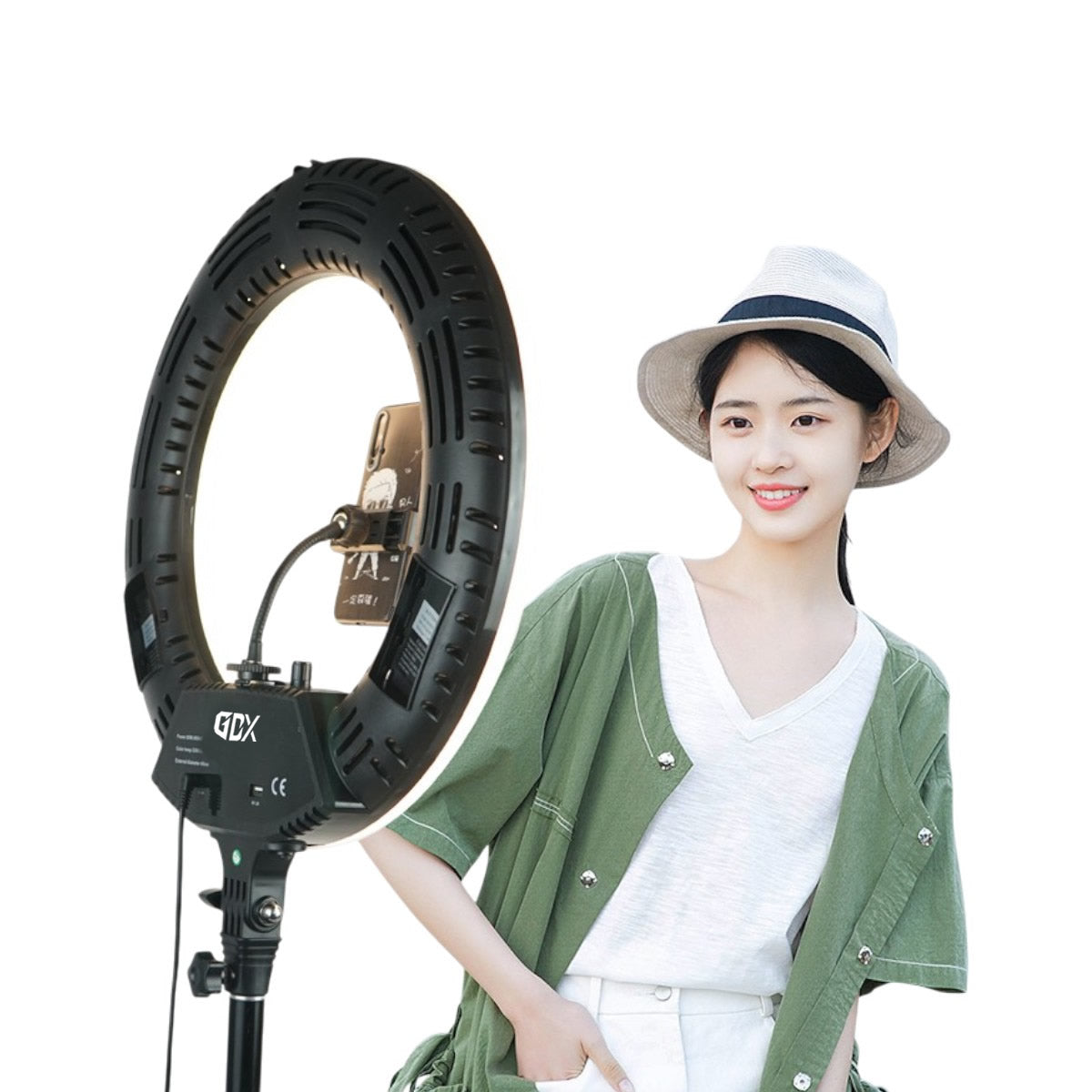 GDX 65W Bicolor Ring Light III 48cm Halka Işık Seti Makyaj YouTube TikTok Canlı Yayın Işığı