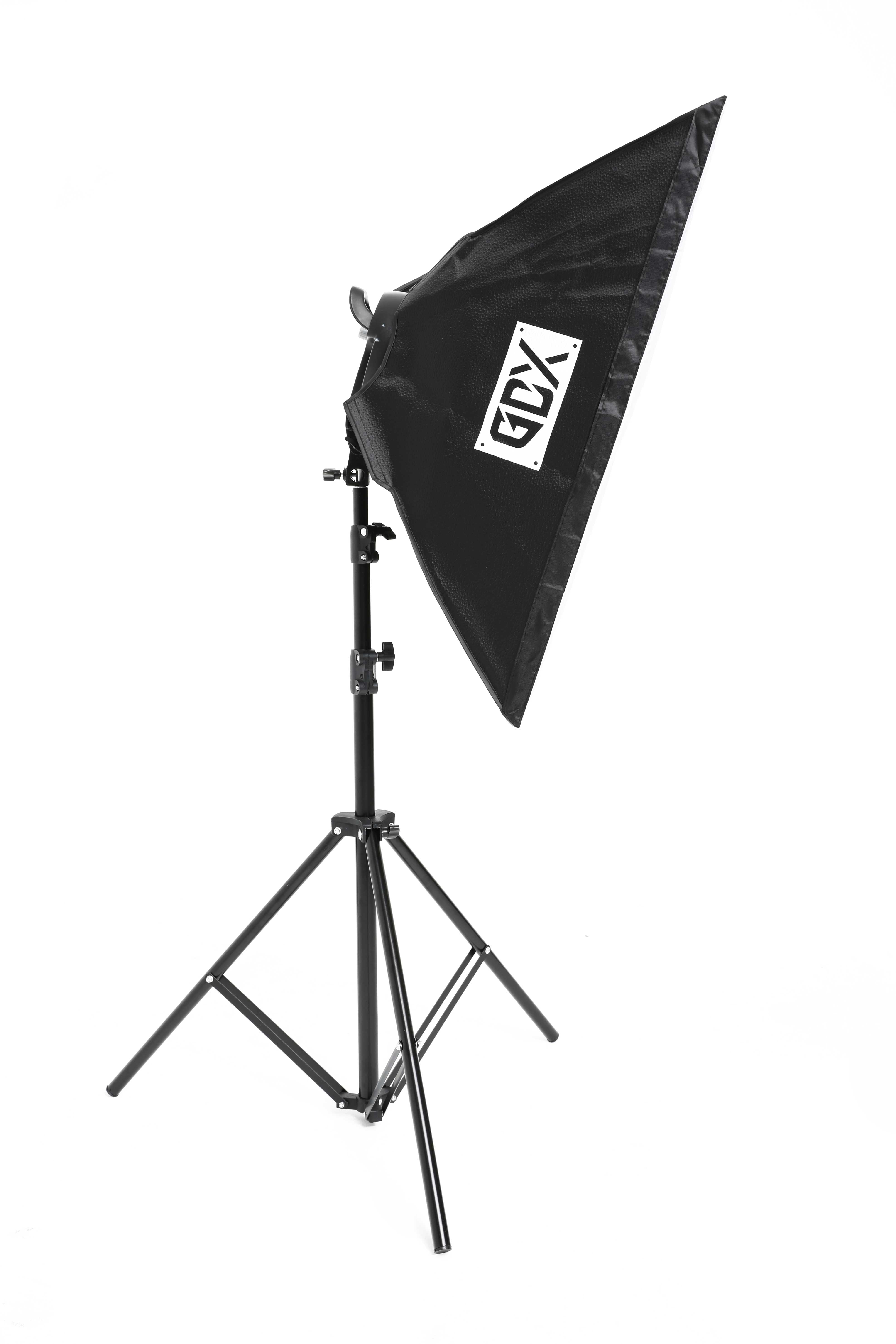 GDX PRO TLB 500 2'li Bi-Color LED Işık Seti 90W Softbox Fotoğraf Video Sürekli Işık