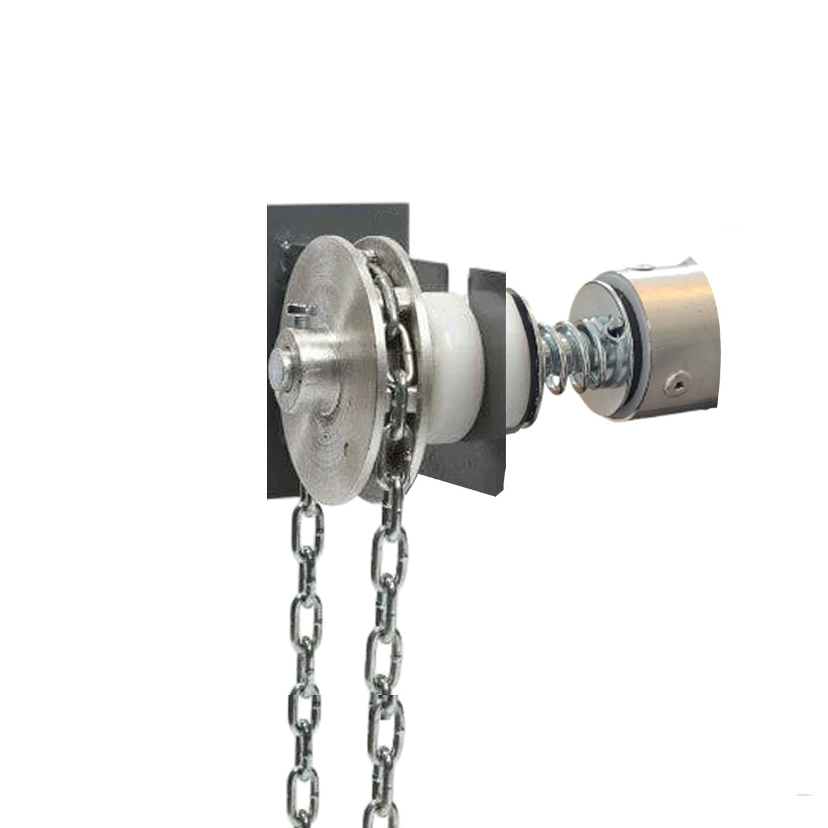 GDX Fester Stoffvorhang mit grauem Hintergrund, 2,70 x 5,80 Meter – für Decke und Wand