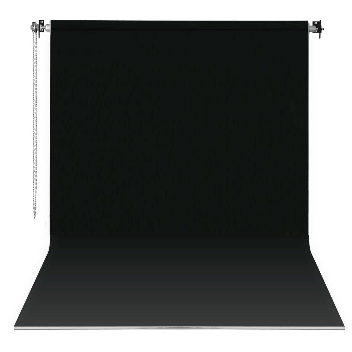 GDX Mekanizmalı Sabit Siyah Fon Seti 2.70x5.80m Metal Borulu Duvar Tavan Tipi Fon Seti