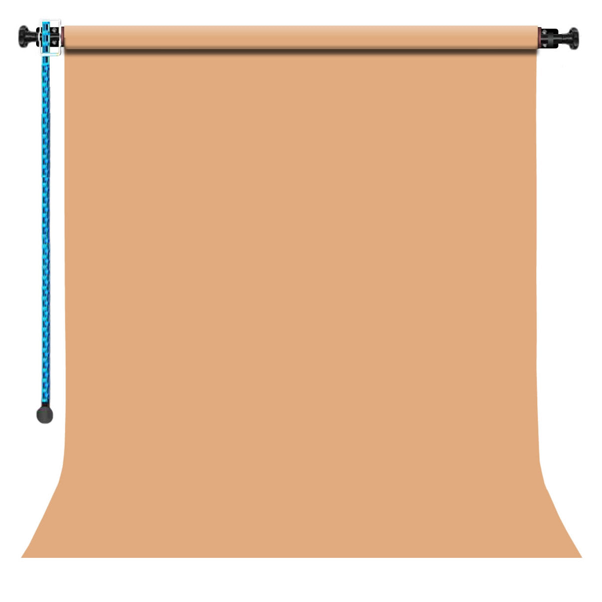 Gdx Feststehender (Decke & Wand) Papier-Unendlicher Studio-Hintergrundvorhang (Beige) 2,70 x 11 Meter