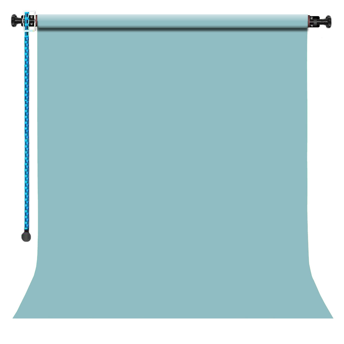 Gdx Feststehender (Decke & Wand) Papier-Unendlicher Studio-Hintergrundvorhang (Himmelblau) 2,70 x 11 Meter