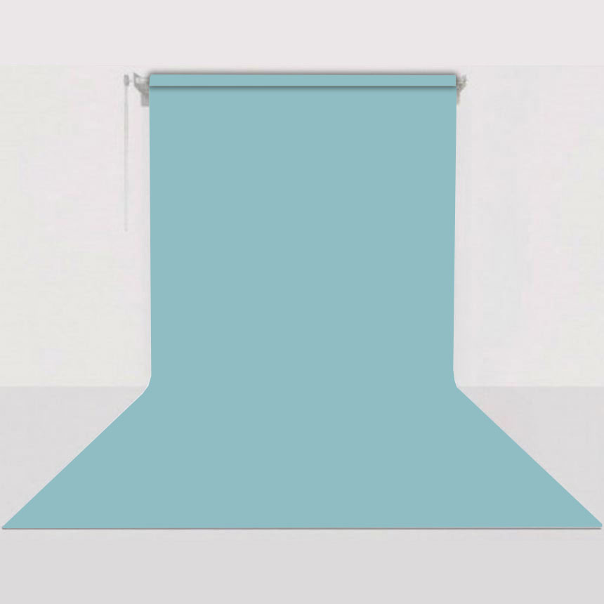 GDX Sabit Sky Blue Kağıt Fon Seti 2.70x11m Makaralı Duvar Tavan Tipi Sonsuz Stüdyo Fonu