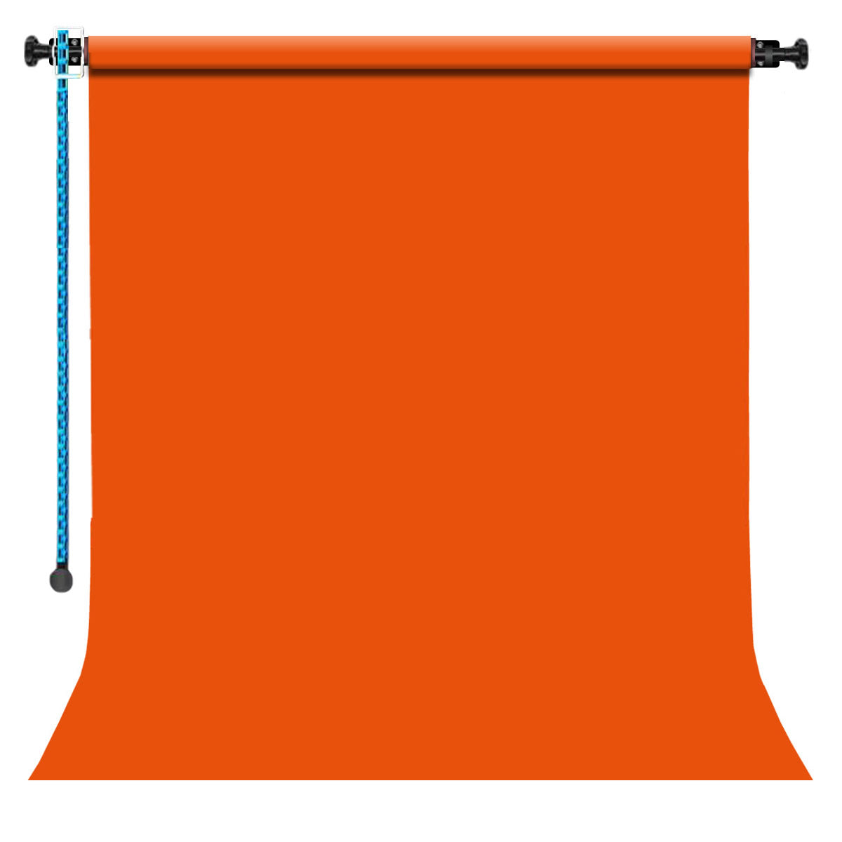 Gdx Feststehender (Decke & Wand) Papier-Endlos-Studio-Hintergrundvorhang (Tangelo) 2,70 x 11 Meter