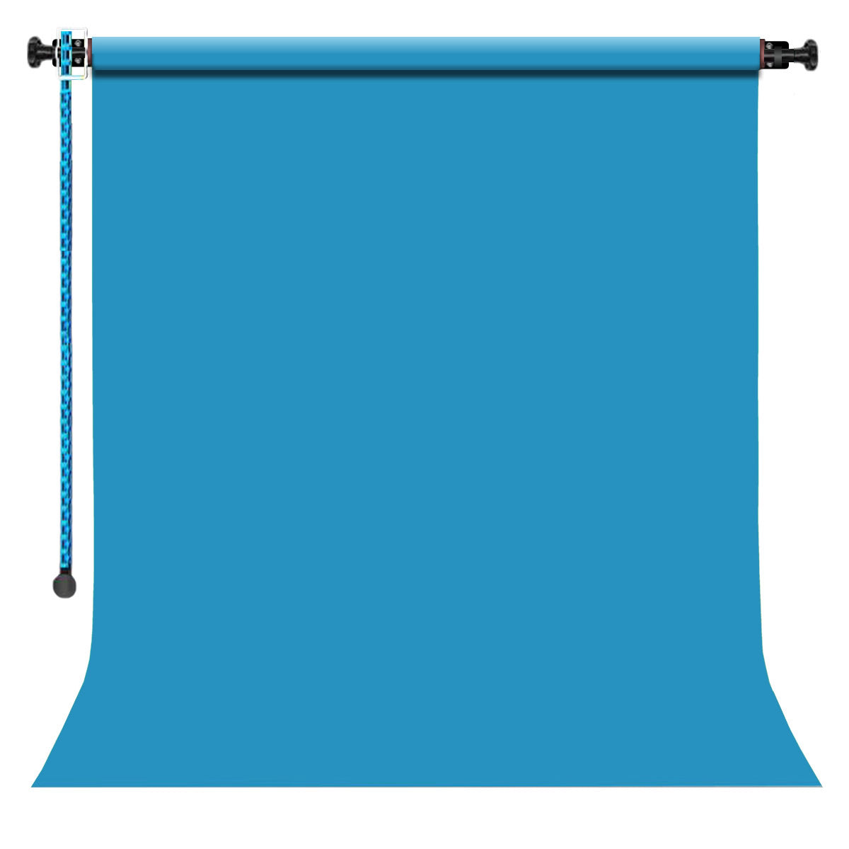 Gdx Feststehender (Decke & Wand) Papier-Unendlicher Studio-Hintergrundvorhang (Türkis) 2,70 x 11 Meter