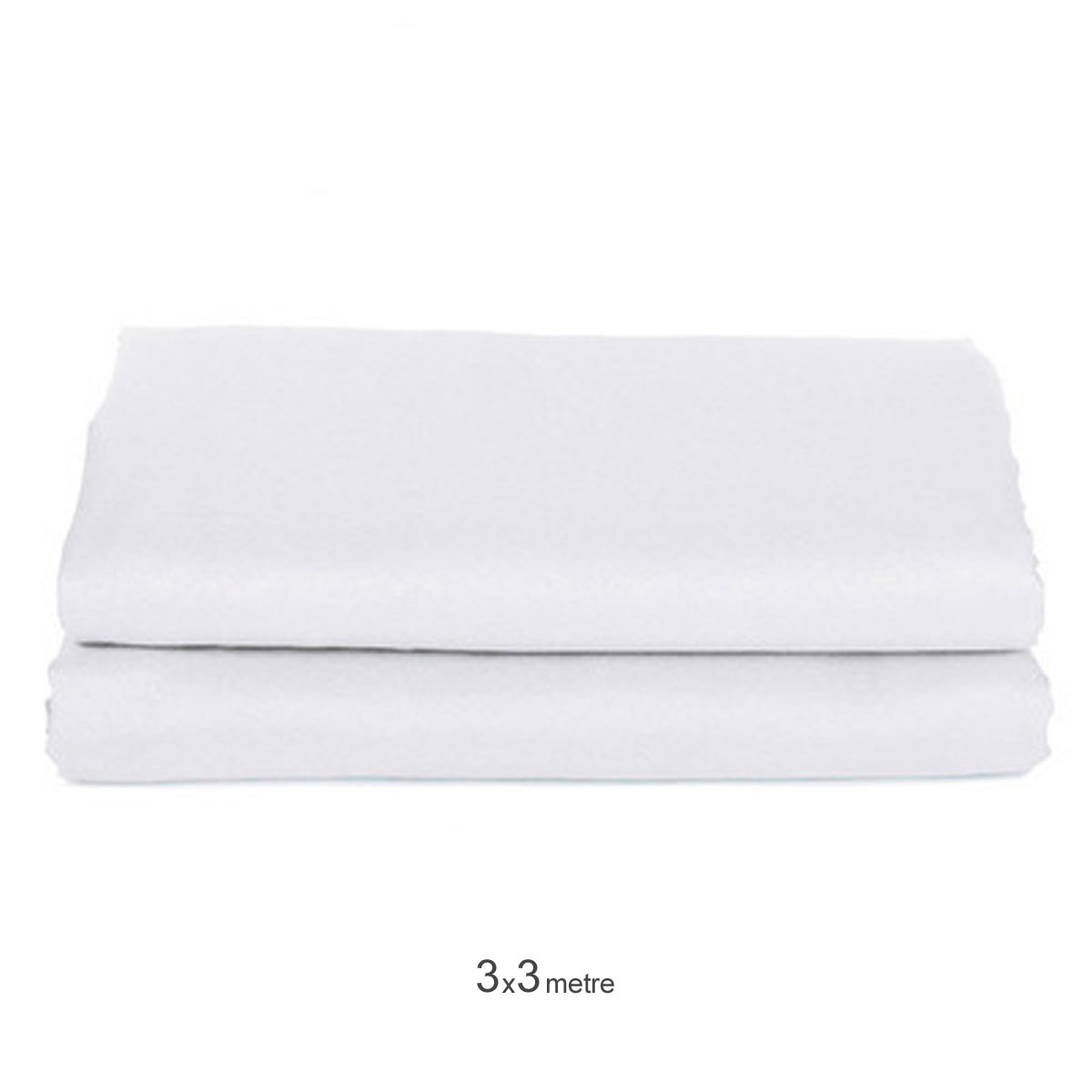 Gdx Portable White Background Curtain (Foldable Fabric) 3x3 Meters