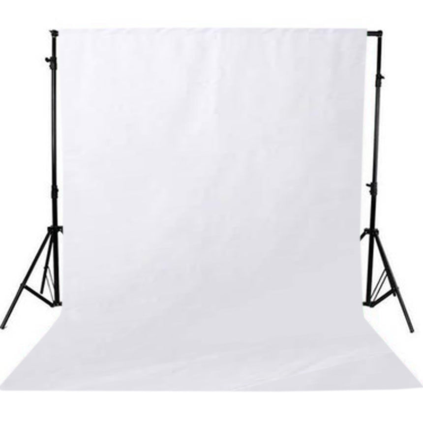 Gdx Portable White Background Curtain (Foldable Fabric) 3x6 Meters