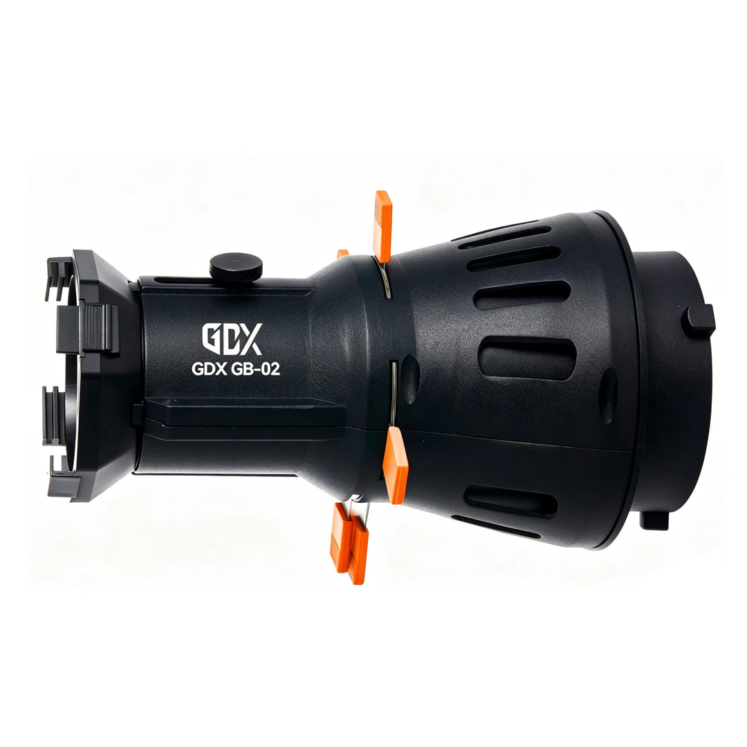 GDX GB-02 Bowens Mount Optik Projeksiyon Snoot ve Gobo Projektör Başlığı