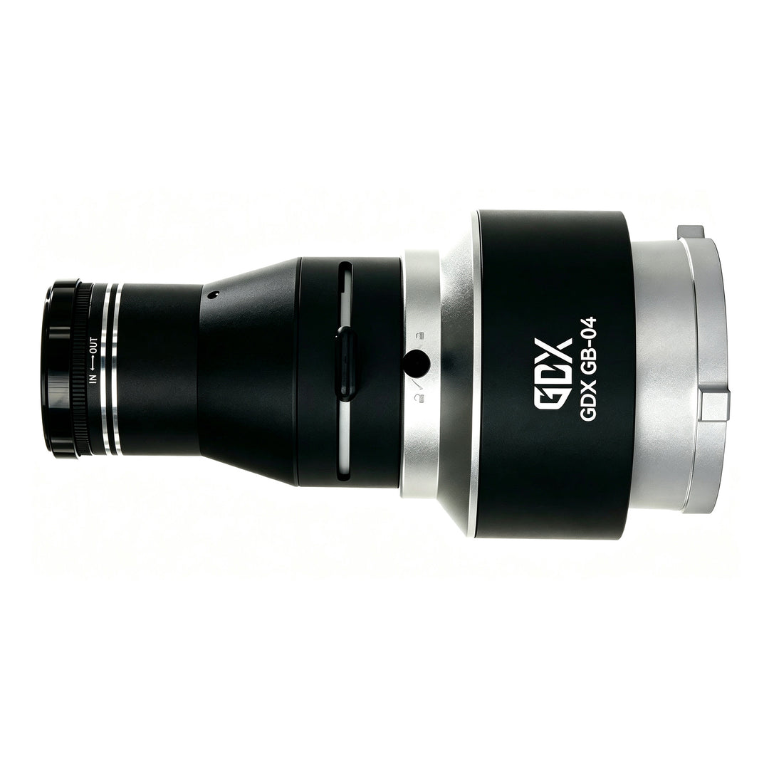 GDX GB-04 Bowens Mount Odaklanabilir Optik Projeksiyon Snoot ve Gobo Projektör