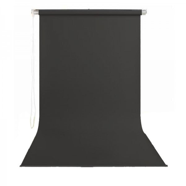 GDX Sonsuz Siyah Fon Sistemi 190x400cm Mat Kumaş Perde Mekanizmalı Profesyonel Stüdyo Seti