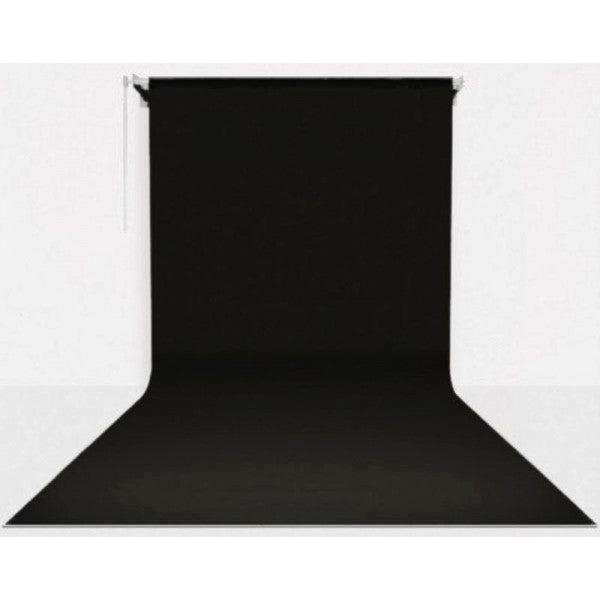 Gdx Infinite Black Background Curtain (Stoff) 2,70 x 5,80 Meter, Rohr, Rolle, Kette