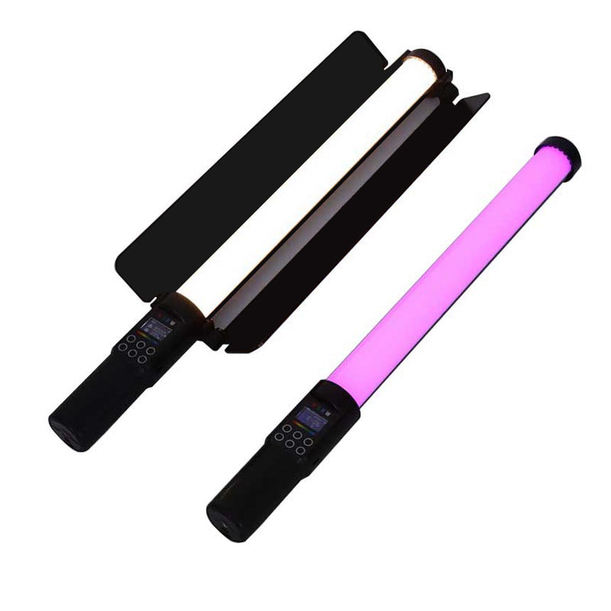 GDX ST-50 RGB 50 cm LED Çubuk Işık 13W Alüminyum Gövde 18 Efektli Video Dolgu Işığı