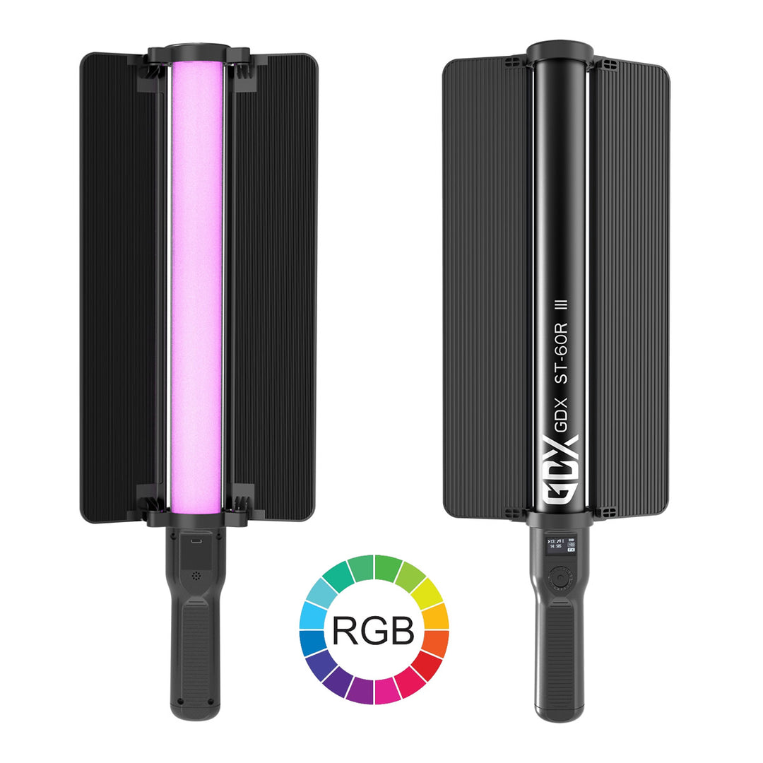 GDX ST-60 III RGB 40W 60 cm LED Çubuk Işık Uygulama Kontrollü 42 Efektli Stüdyo Işığı