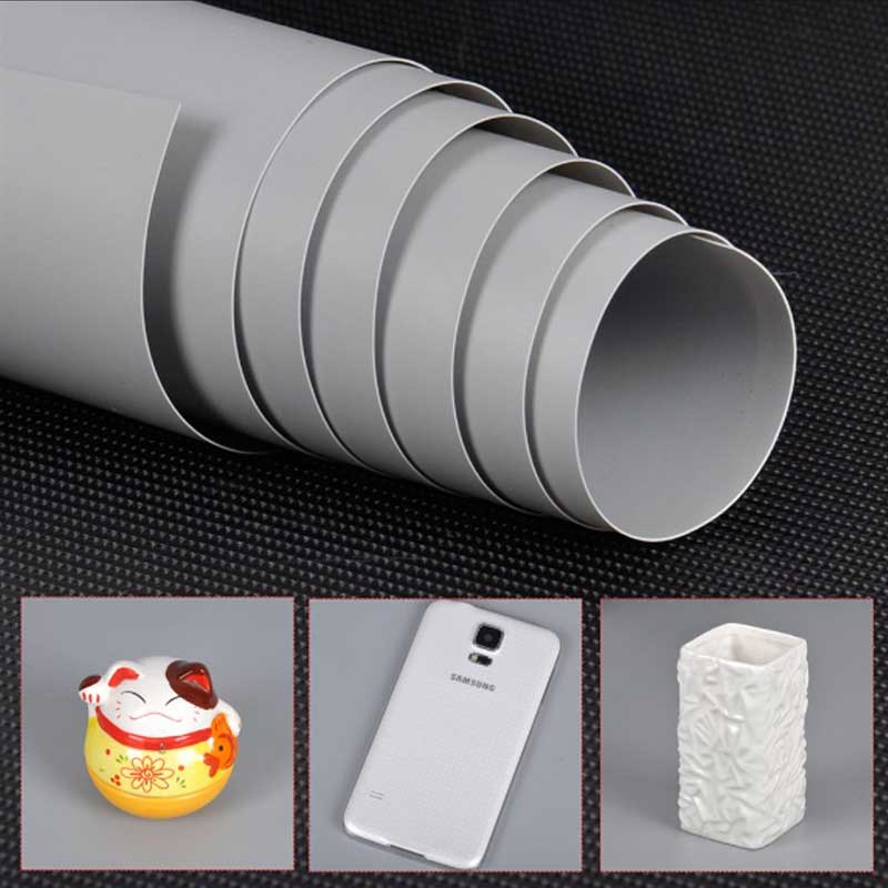 GDX 120x200 cm Gri PVC Stüdyo Fon Perde Silinebilir Kırışmaz Ürün Çekim Arka Planı