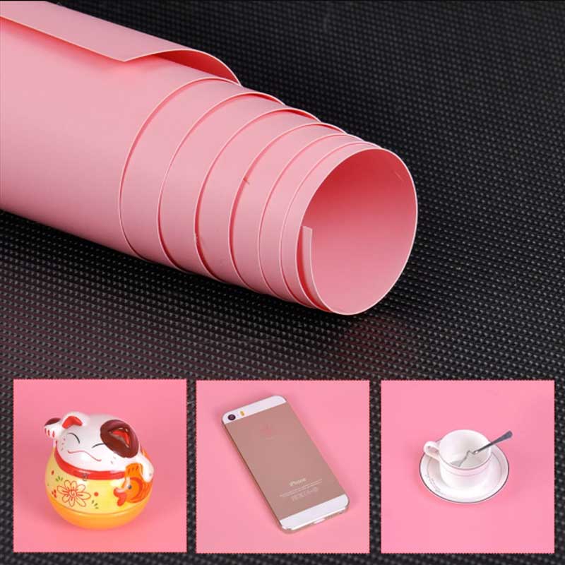 GDX 120x200 cm Pembe PVC Stüdyo Fon Perde Silinebilir Kırışmaz Ürün Çekim Arka Planı