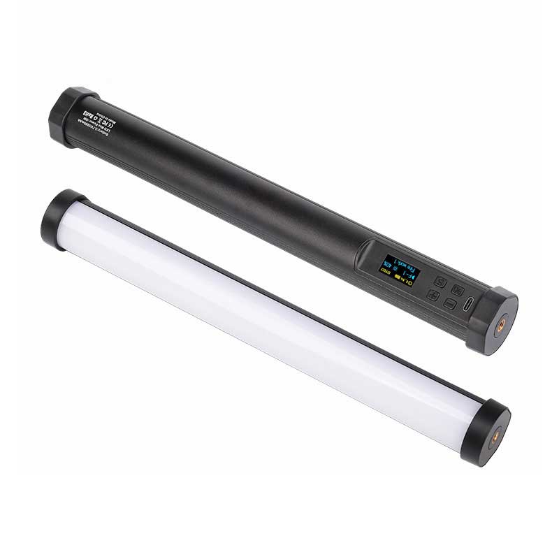 GDX TB-30 RGB 30 cm LED Tüp Işık 10W 5200mAh Bataryalı Taşınabilir Video Dolgu Işığı