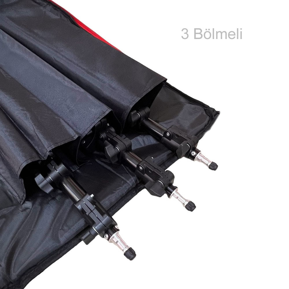 GDX XL05 Işık Ayağı Taşıma Çantası 3 Bölmeli 104 cm Stand Çanta
