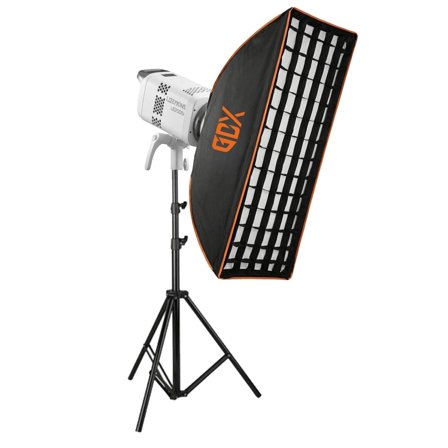 Godox LE200Bi Tekli Işık Seti – 220W Bicolor Video LED Aydınlatma Kiti (Softbox + 260cm Tripod)
