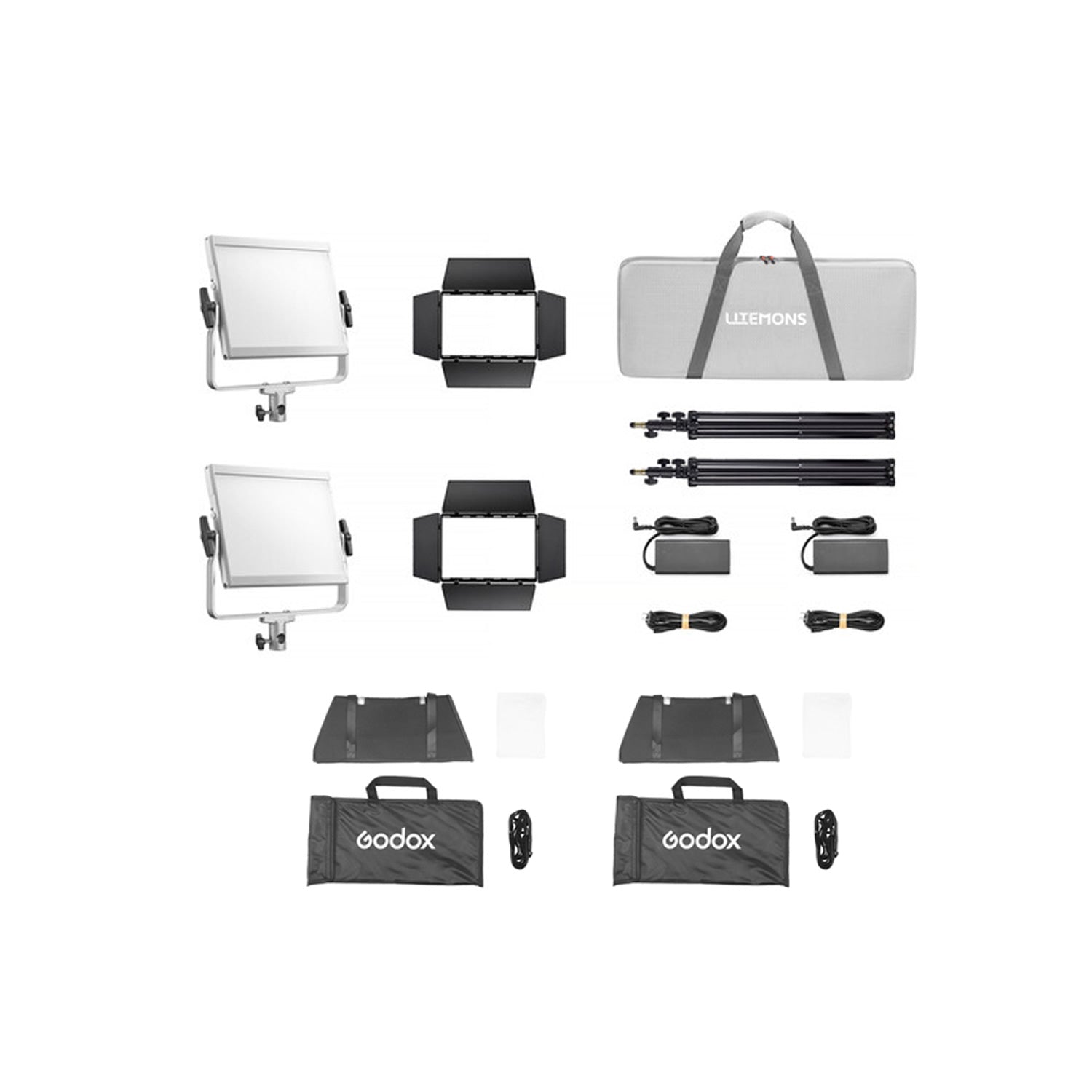 Godox LP600R RGB İkili Panel led Işık Kiti