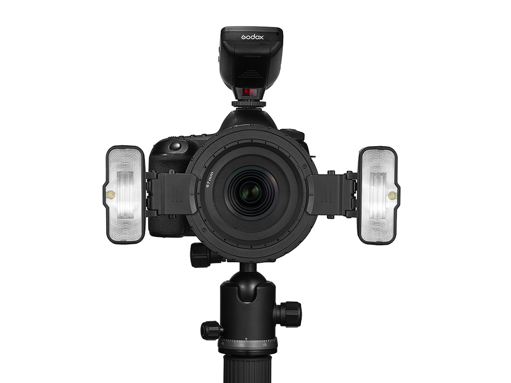 Godox MF12 Makro Flaş İkili Set + XPRO-C TTL Canon Tetikleyici