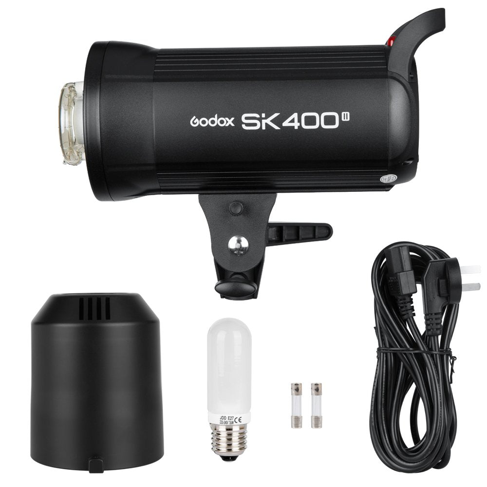 Godox SK400 3'lü Paraflaş Set + Çekim Çadırı 120x120cm